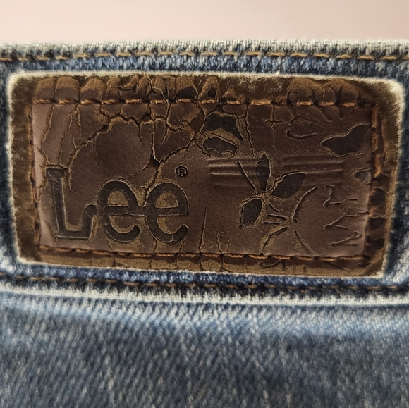 Lee Short Relxed Fit Straight-Leg Denim Jeans size 14 Short - Picture 4 of 8